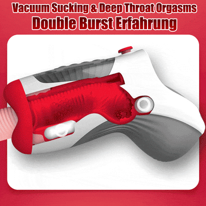 Ms.Agent - Leten 10 Vibrations & Vakuum-Luftventil Deep Throat Männlicher Masturbator