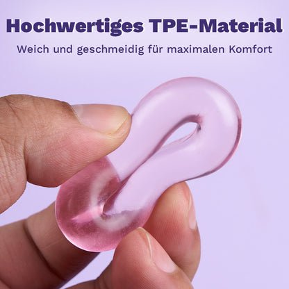 3-Teiliges Set Penisringe aus hochelastischem TPE für männliches Vergnügen