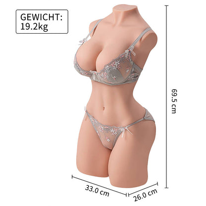 ERIKA Großes Brust E-Cup Sexpuppen Doppelkanal Realistisches Sexpuppen