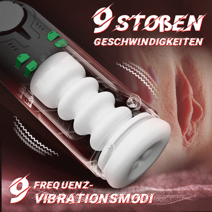 ROBOTER Nr. 1  Heizen 9 Stoßen Vibrieren Masturbator Cup