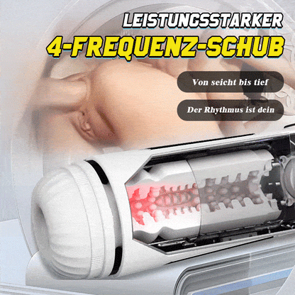 Masturbation Cup für Männer mit 4 Dehnungsmodi und Heizfunktion mit verstellbarer Staubschutzhülle
