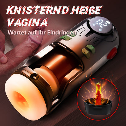 ROBOTER Nr. 1  Heizen 9 Stoßen Vibrieren Masturbator Cup