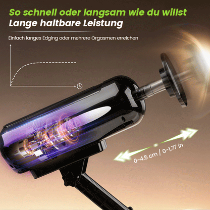 Blaze – Freihändige Sexmaschine mit kraftvollen Stoßbewegungen und doppeltem Lusterlebnis