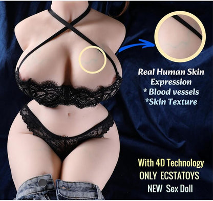 Mona D-Cup große Brüste Doppelkanal 1:1 extrem realistische Sexpuppe 32 kg