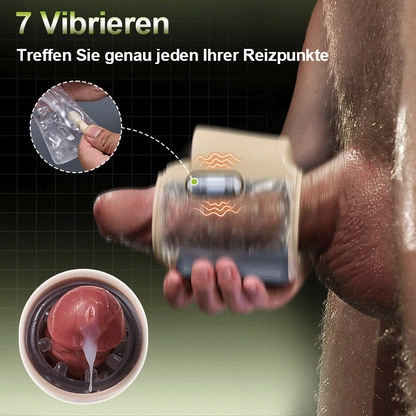 Acmejoy Stroker mit 7 Rotationsvibrationen & offenem Ende