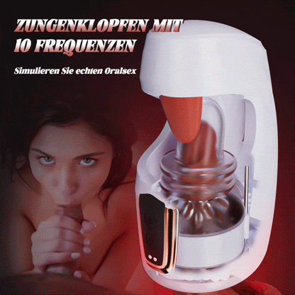 Blowjob Queen 10 Klopfen Stoßen männlicher Eichel-Trainingsstimulator
