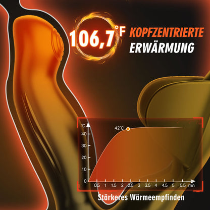 【Heizung】Hoden 10 Vibrieren Prostata-Vibrator mit Penisring Joker