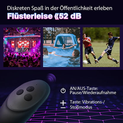 SIEG 3*10 Stoßen Vibrieren Eichel Prostata Vibrator Silikon