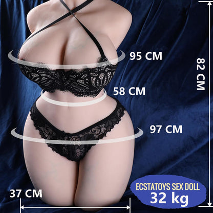 Mona D-Cup große Brüste Doppelkanal 1:1 extrem realistische Sexpuppe 32 kg