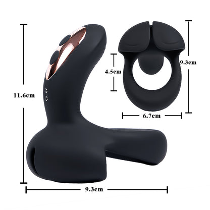 EINHORN 10-Frequenz Vibrations Penisring für umfassende Stimulation