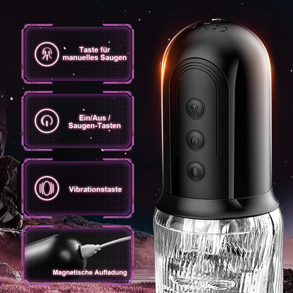 Sperma Jäger- 4 in 1 Deep Throat Trainer Master Auto & Manual Sucking Electric Masturbator