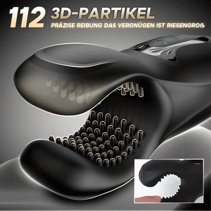 10 Bisse + 10 Vibrationen 2-in-1 Male Masturbation Cup Penis Übung Paar Flirten