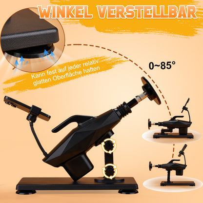Kai – Freihändige Sexmaschine mit Handyhalterung & Saugnapf-Adapter