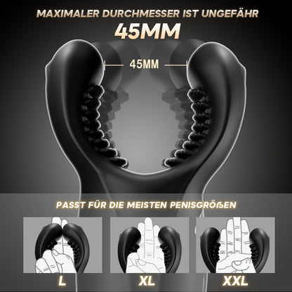 10 Bisse + 10 Vibrationen 2-in-1 Male Masturbation Cup Penis Übung Paar Flirten