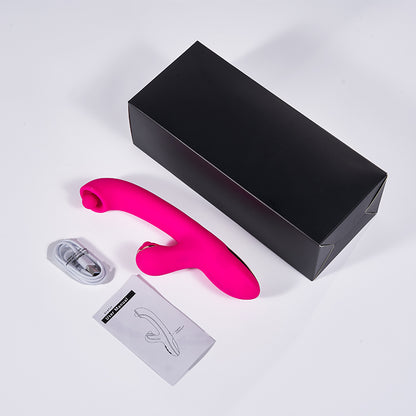 【NEU】Dual-Kugel-Klitoris 7 Vibrationsklopfen und 10 rotierenden Stimulatoren