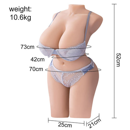 CiCi E-Cup Big Breast Dual Channel 1:1 Äußerst realistische Sexpuppe 10,6 kg