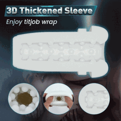 Cupsland - 7 Sucking 10 Vibrating Deep Throat Compression und Titjob Wrapping Masturbator