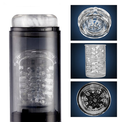 2 in 1 Cup Masturbator 7 Vibrations Modi Acmejoy