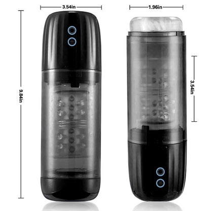 2 in 1 Cup Masturbator 7 Vibrations Modi Acmejoy
